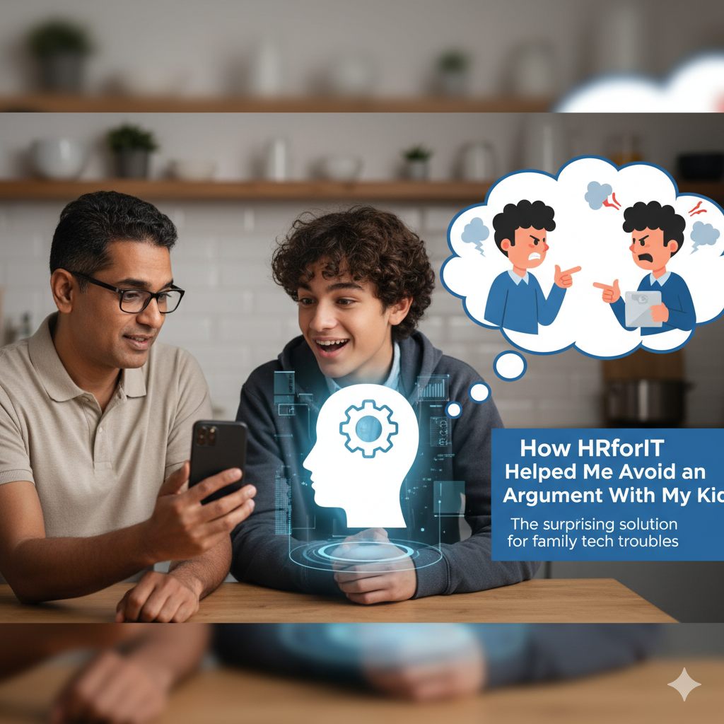 How HRforIT Helped Me Avoid an Argument With My Kid